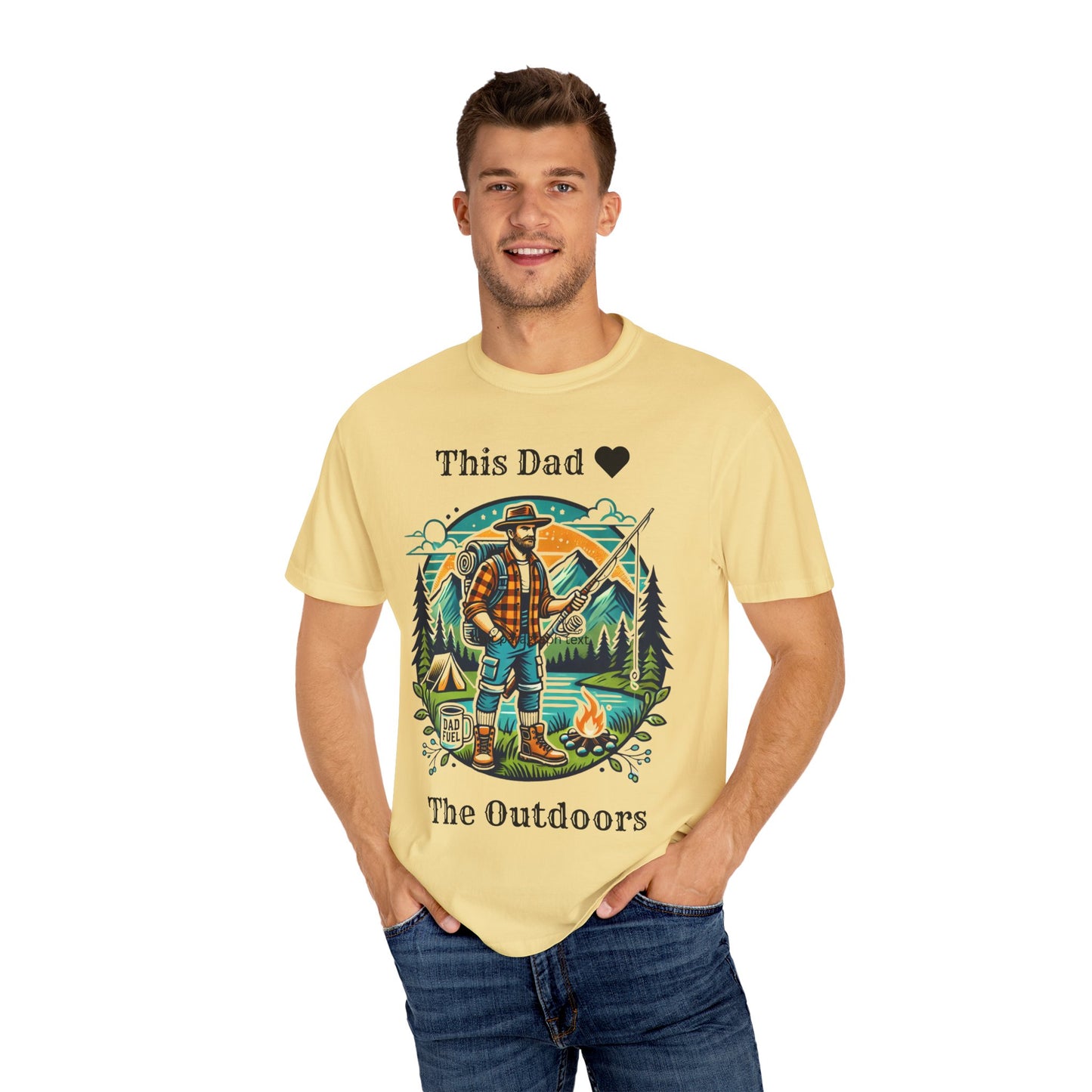 The Outdoors Dad Tee Butter T-Shirt