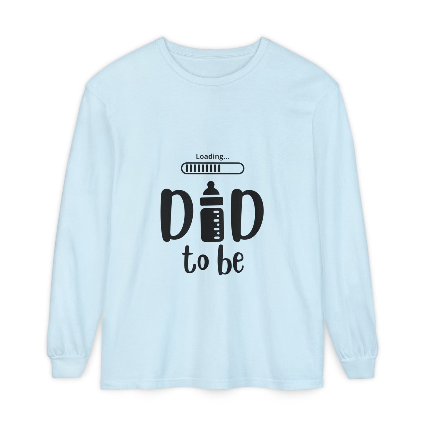 Dad Loading Long Sleeve Tee Chambray Long-sleeve