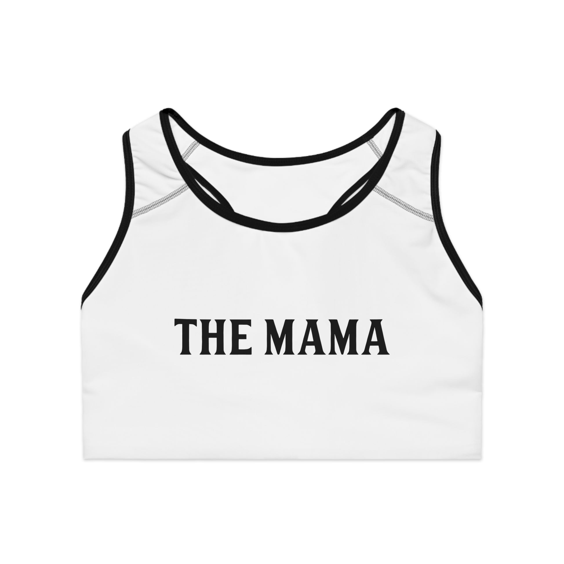 The Mama Banner Sports Bra 2XL All Over Prints