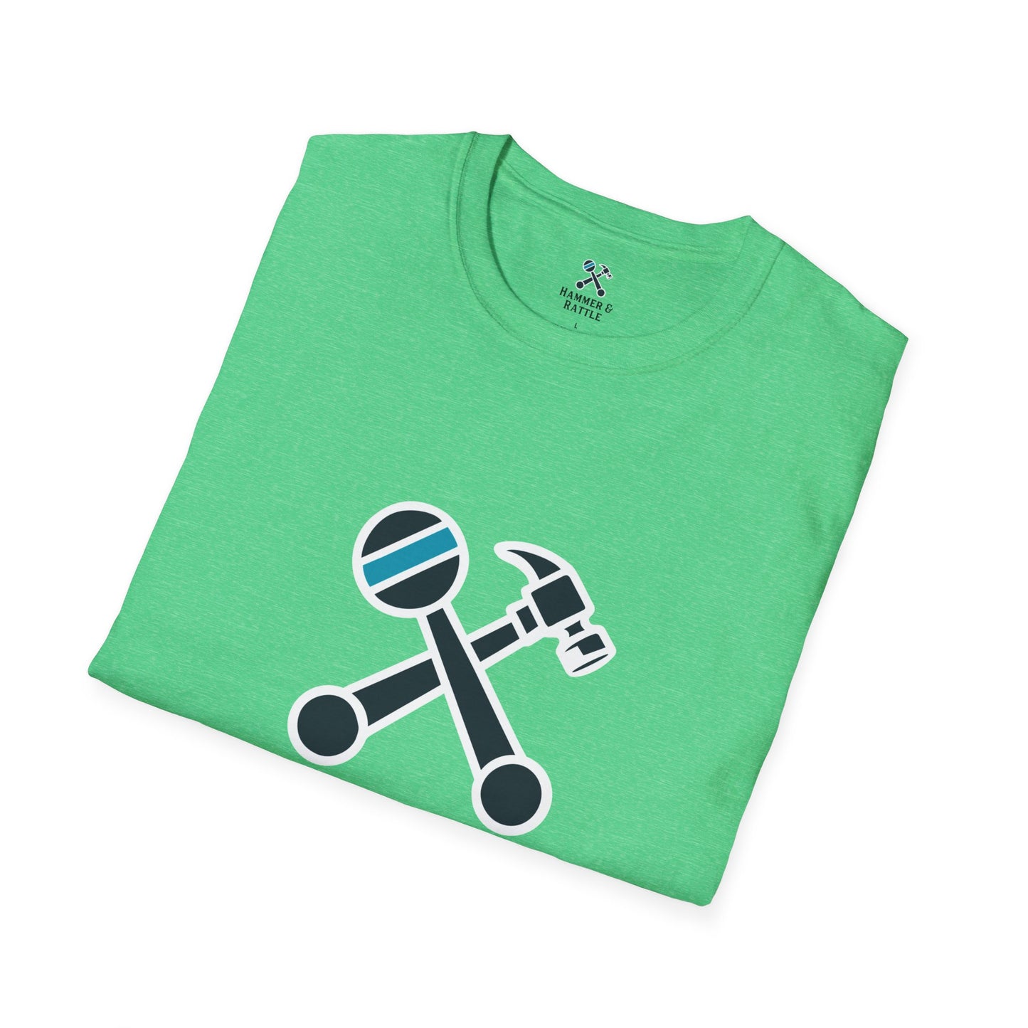 Hammer & Rattle Softstyle Tee Heather Military Green T-Shirt