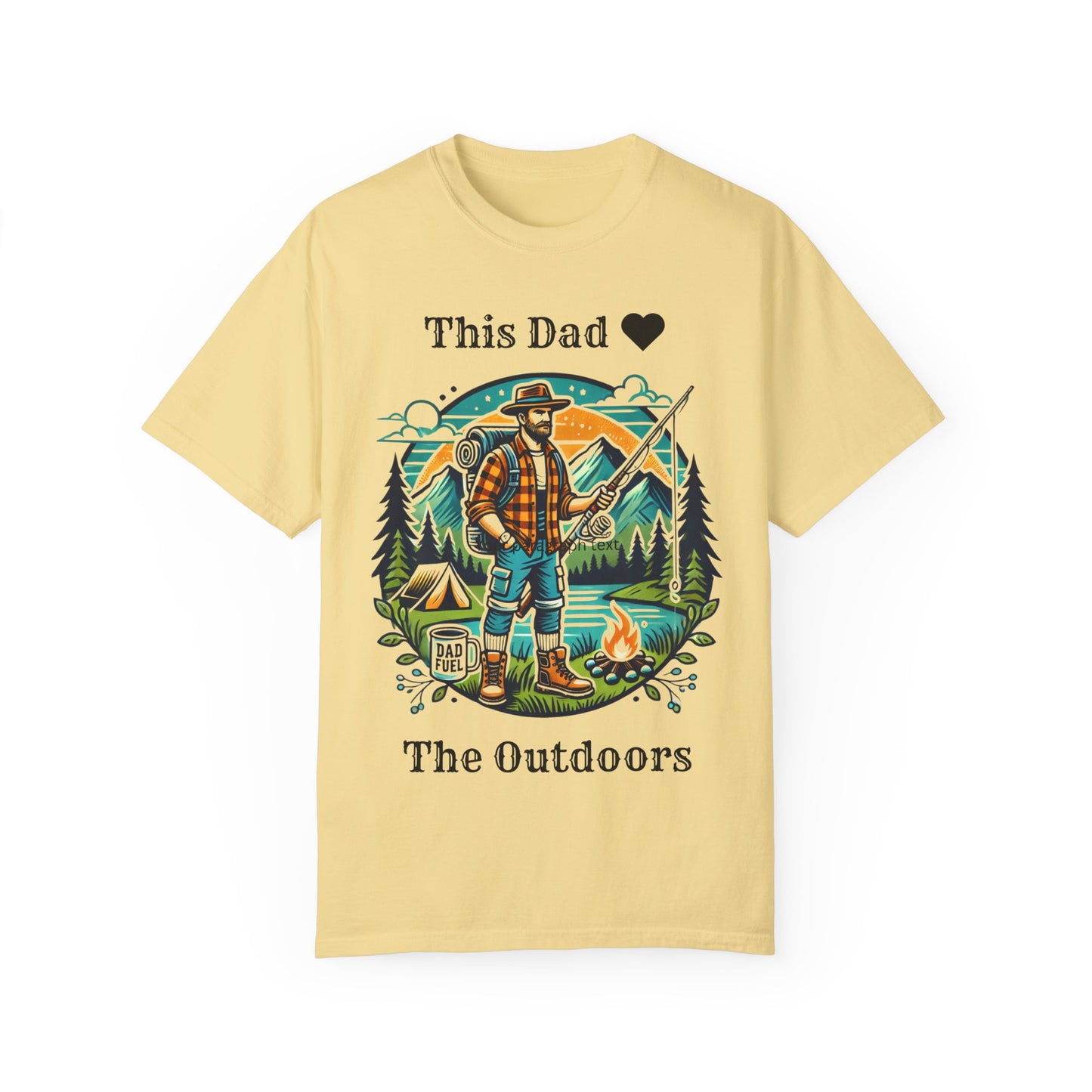 The Outdoors Dad Tee Butter T-Shirt