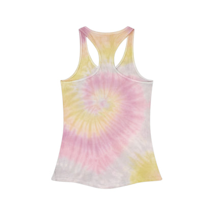 Hammer & Rattle Tie Dye Racerback Tank Desert Rose Tank Top