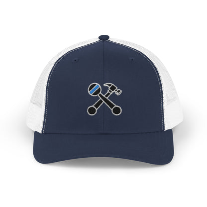 Hammer & Rattle Iconic Trucker Hat Navy White One size Hats