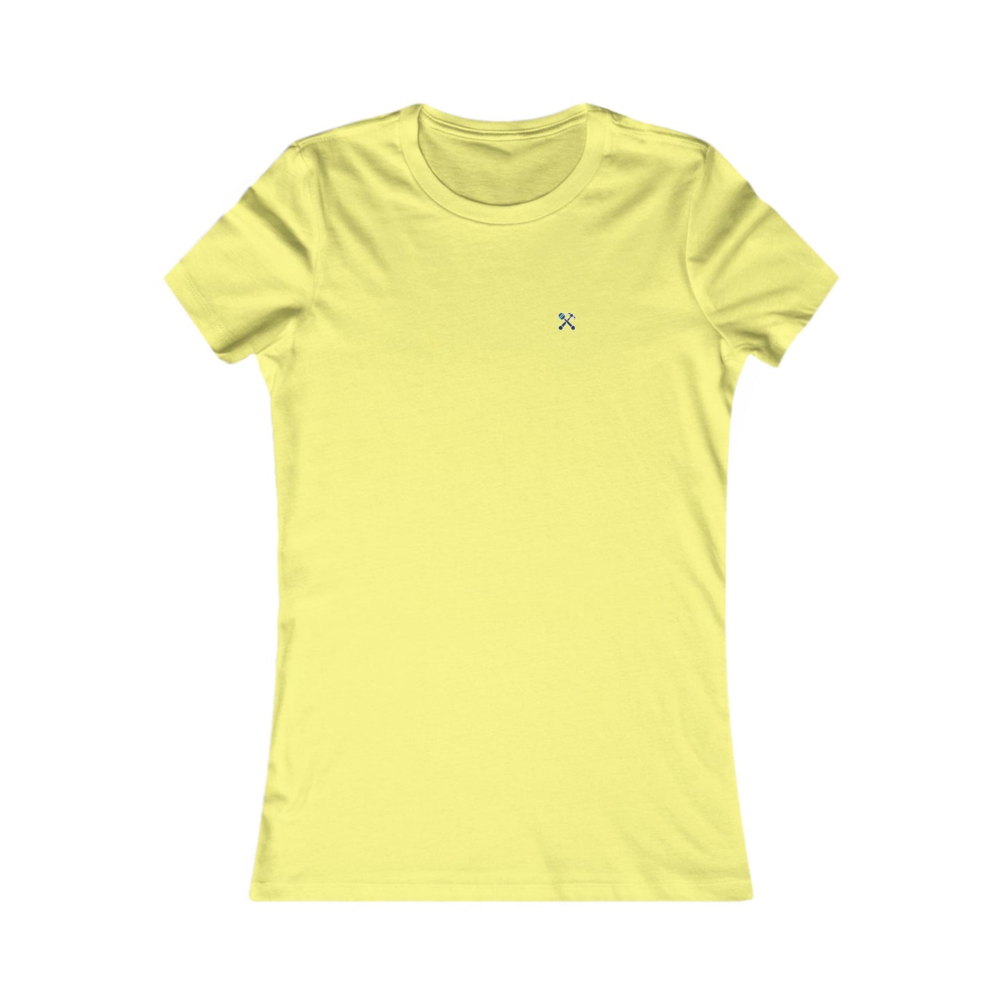 Hammer & Rattle Fitted Tee Yellow T-Shirt