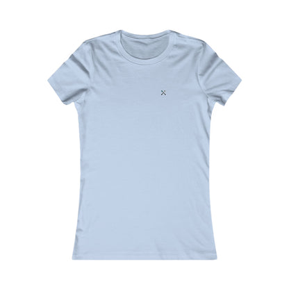 Hammer & Rattle Fitted Tee Baby Blue T-Shirt