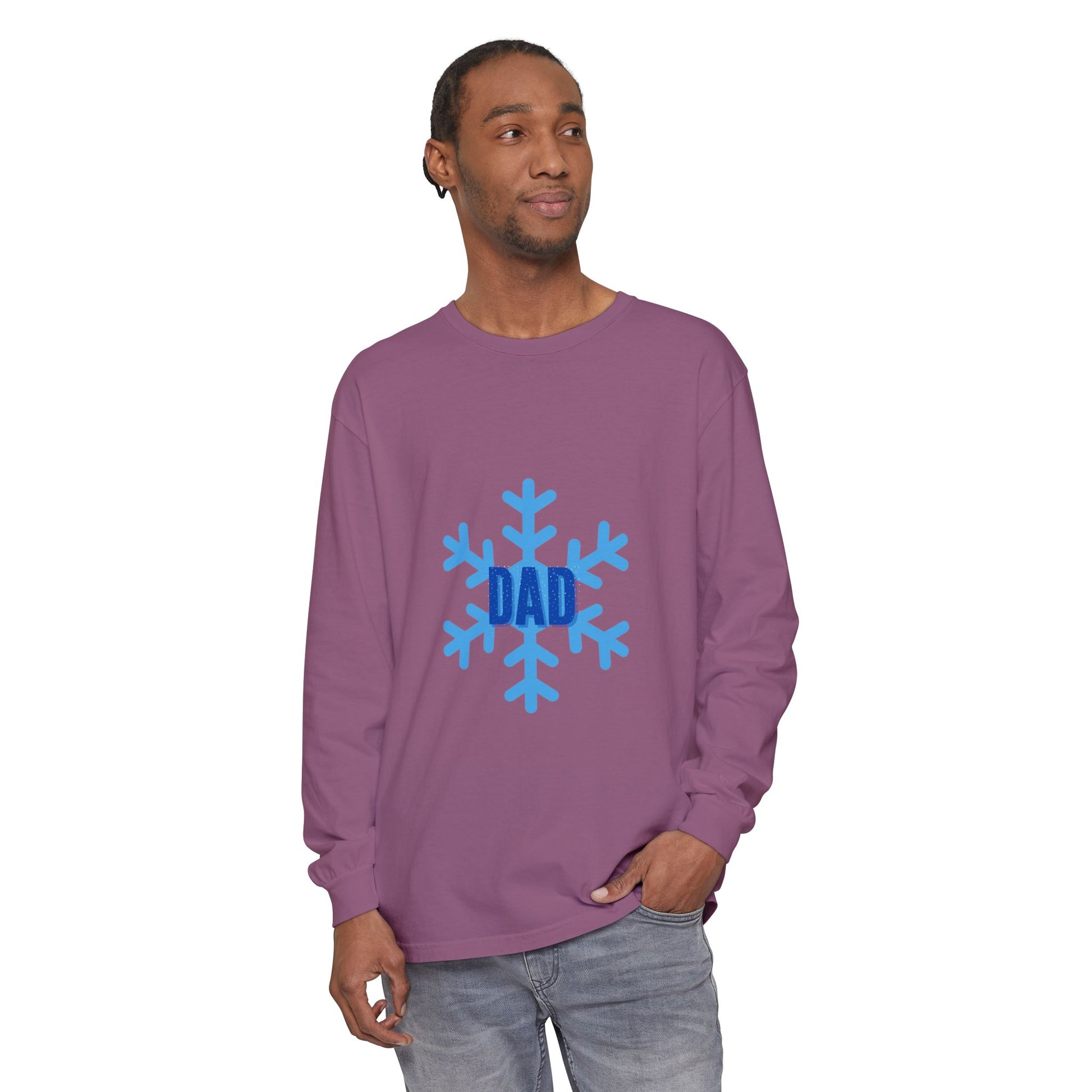 Cool Dad Snowed In Edition Long Sleeve Tee Berry Long-sleeve