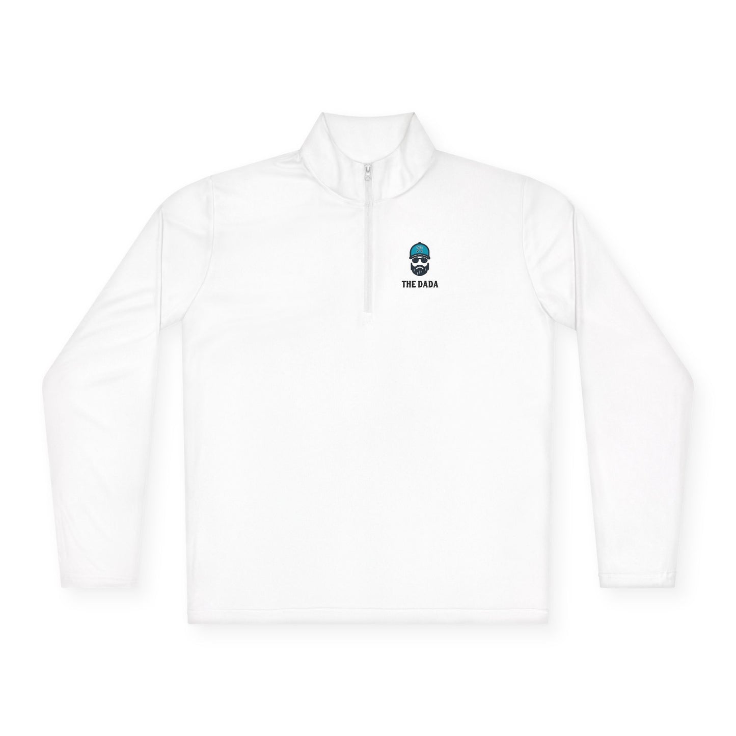 The Dada Quarter-Zip Pullover White Long-sleeve