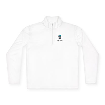 The Dada Quarter-Zip Pullover White Long-sleeve