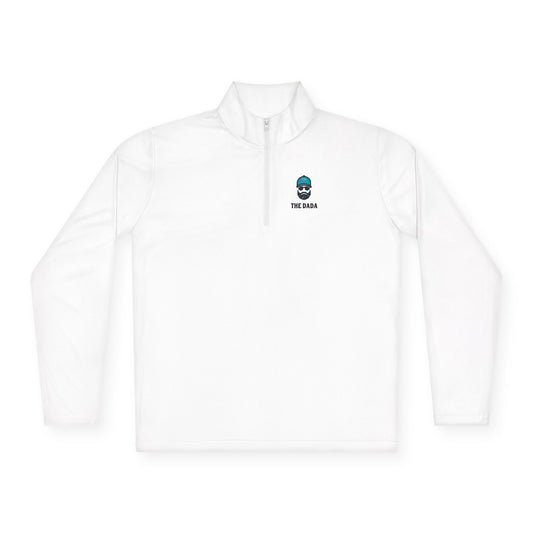 The Dada Quarter-Zip Pullover White Long-sleeve