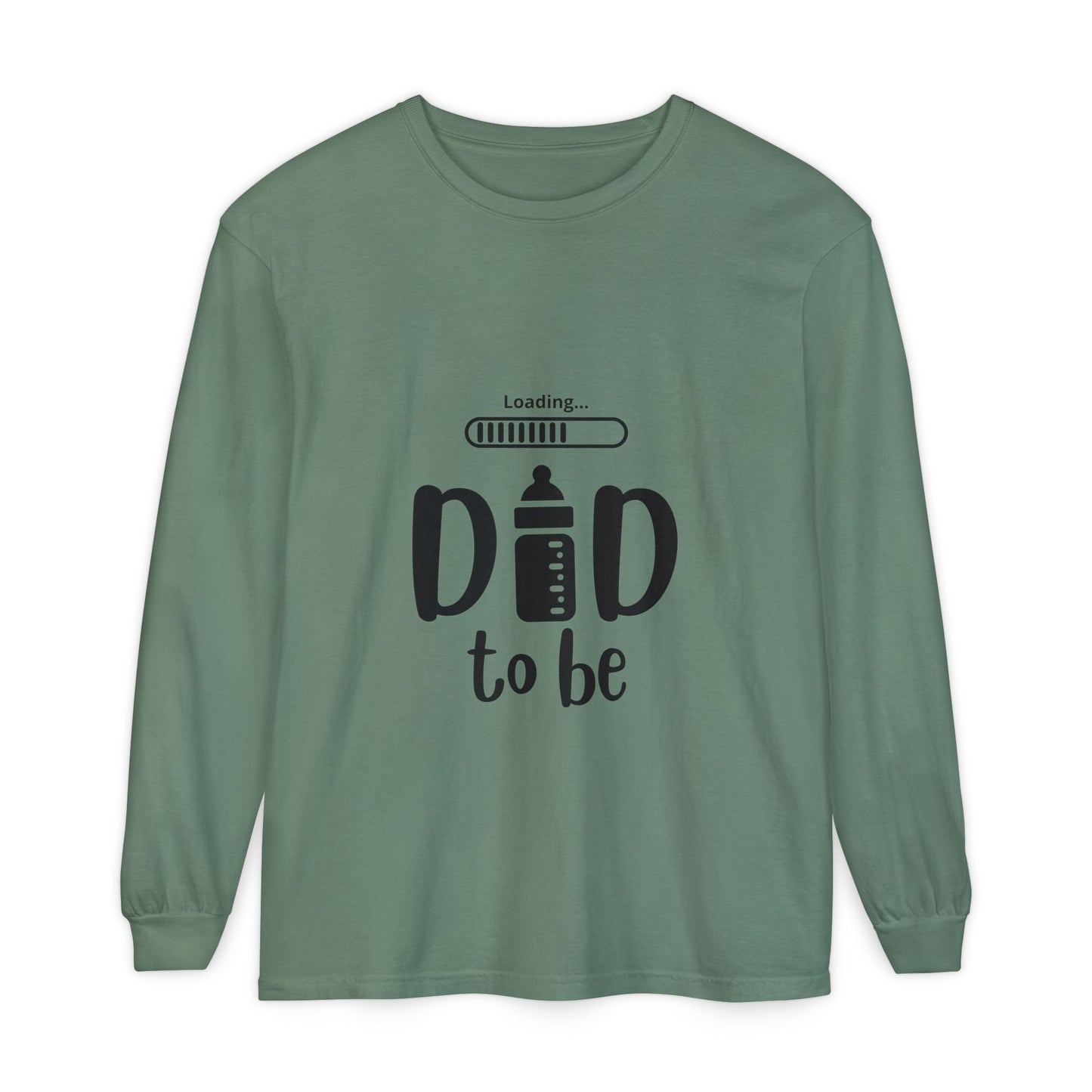 Dad Loading Long Sleeve Tee Light Green Long-sleeve