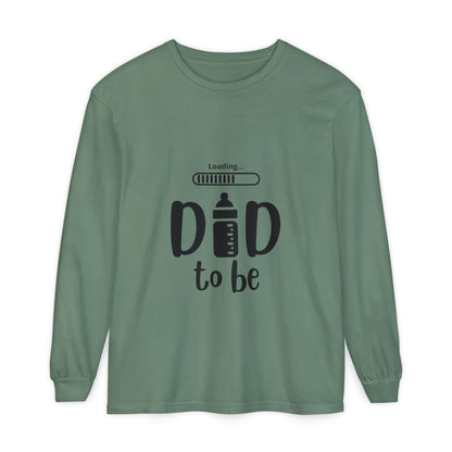 Dad Loading Long Sleeve Tee Light Green Long-sleeve