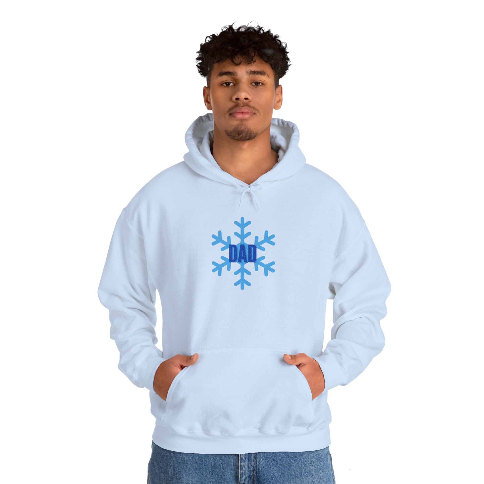 Cool Dad Snowed In Edition Hoodie Light Blue Hoodie