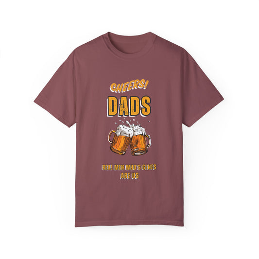 Cheers Dad Real Men Whose Genes Are Us Tee Brick T-Shirt