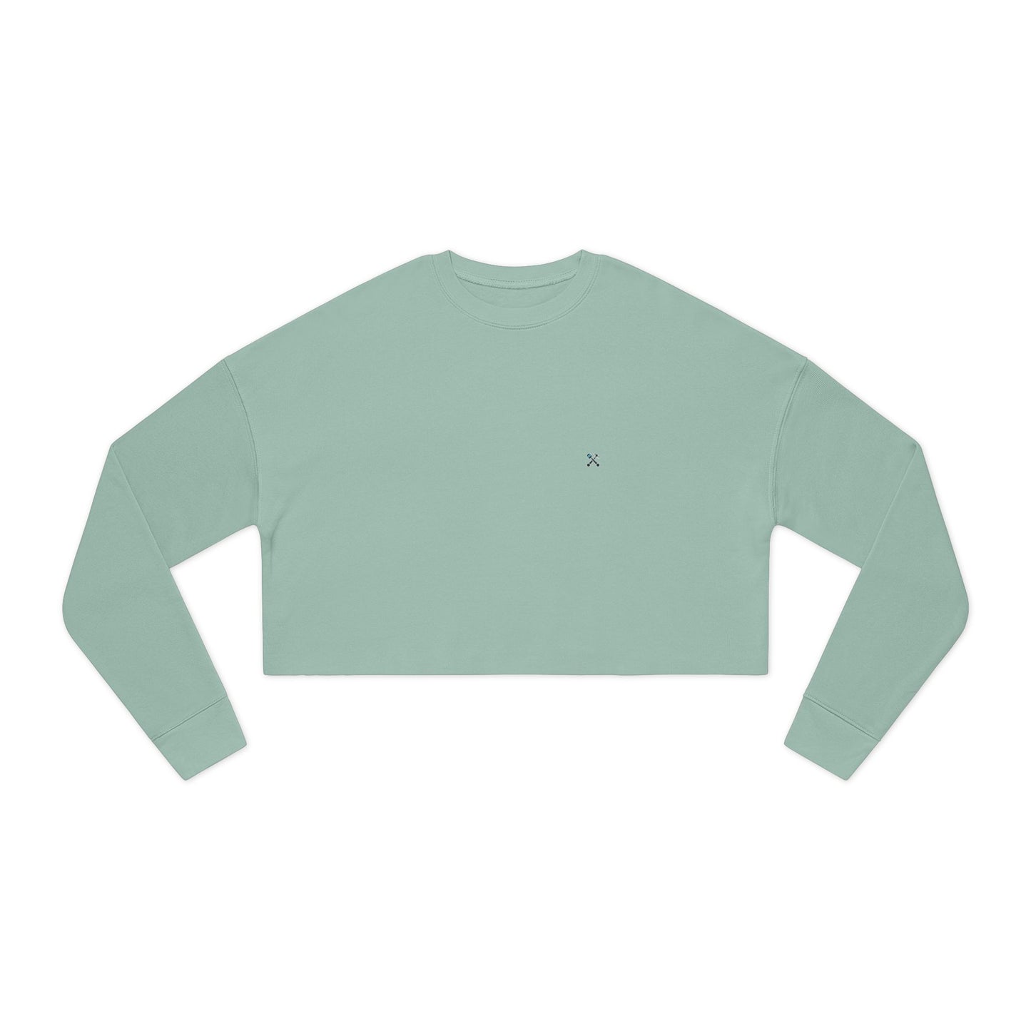 Hammer & Rattle Cropped Sweatshirt Dusty Blue Sweatshirt