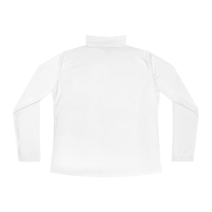 The Mama Quarter-Zip Pullover White Long-sleeve