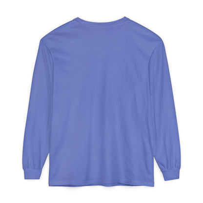 High Contrast Camping Long Sleeve Tee Flo Blue Long-sleeve