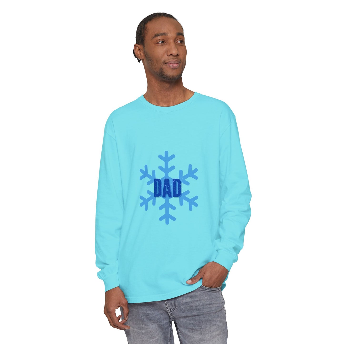 Cool Dad Snowed In Edition Long Sleeve Tee Brick Long-sleeve