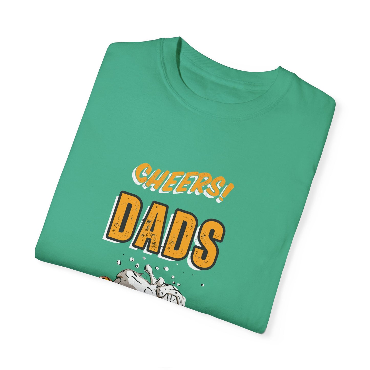 Cheers Dad Real Men Whose Genes Are Us Tee Island Green T-Shirt