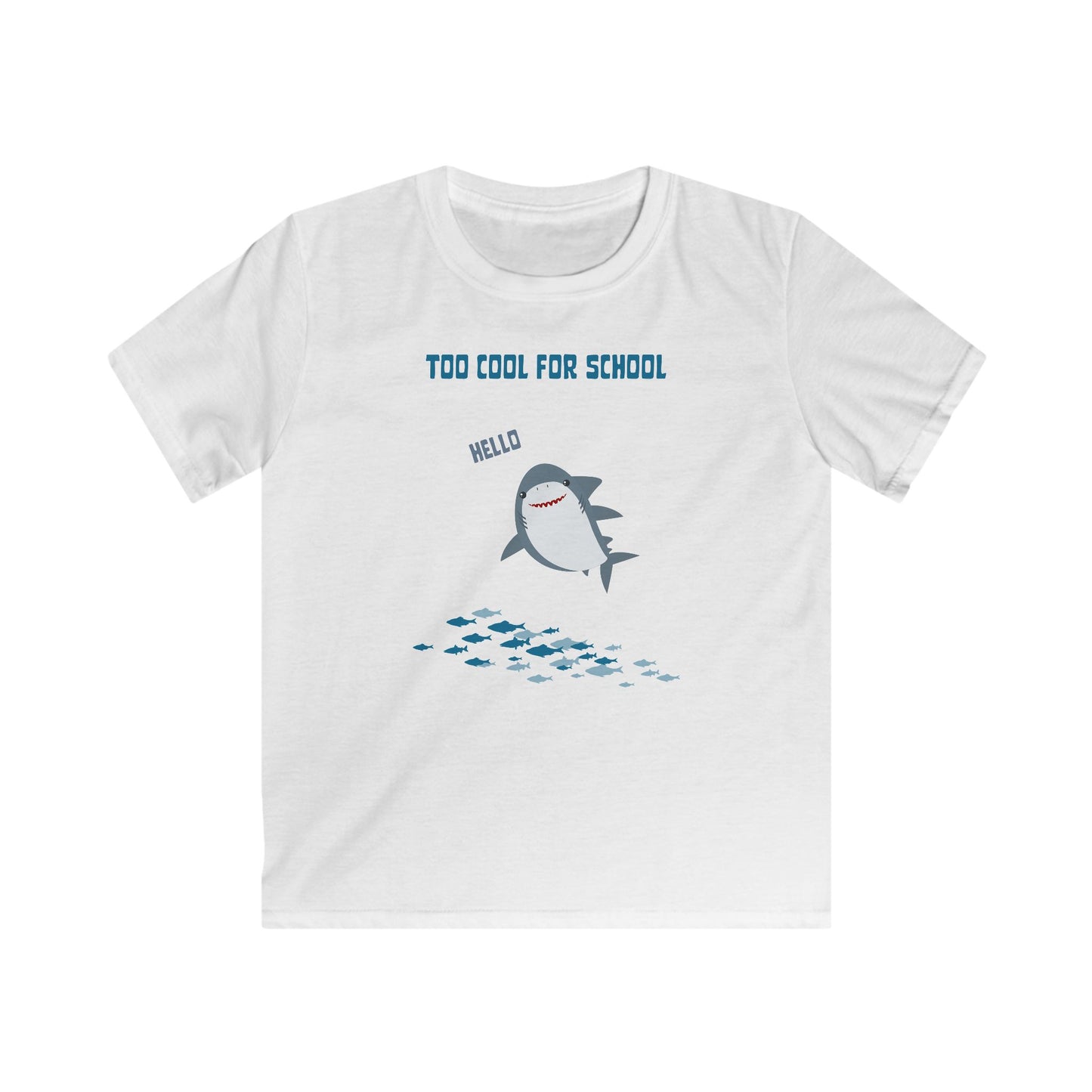 Too Cool for School Kids Tee