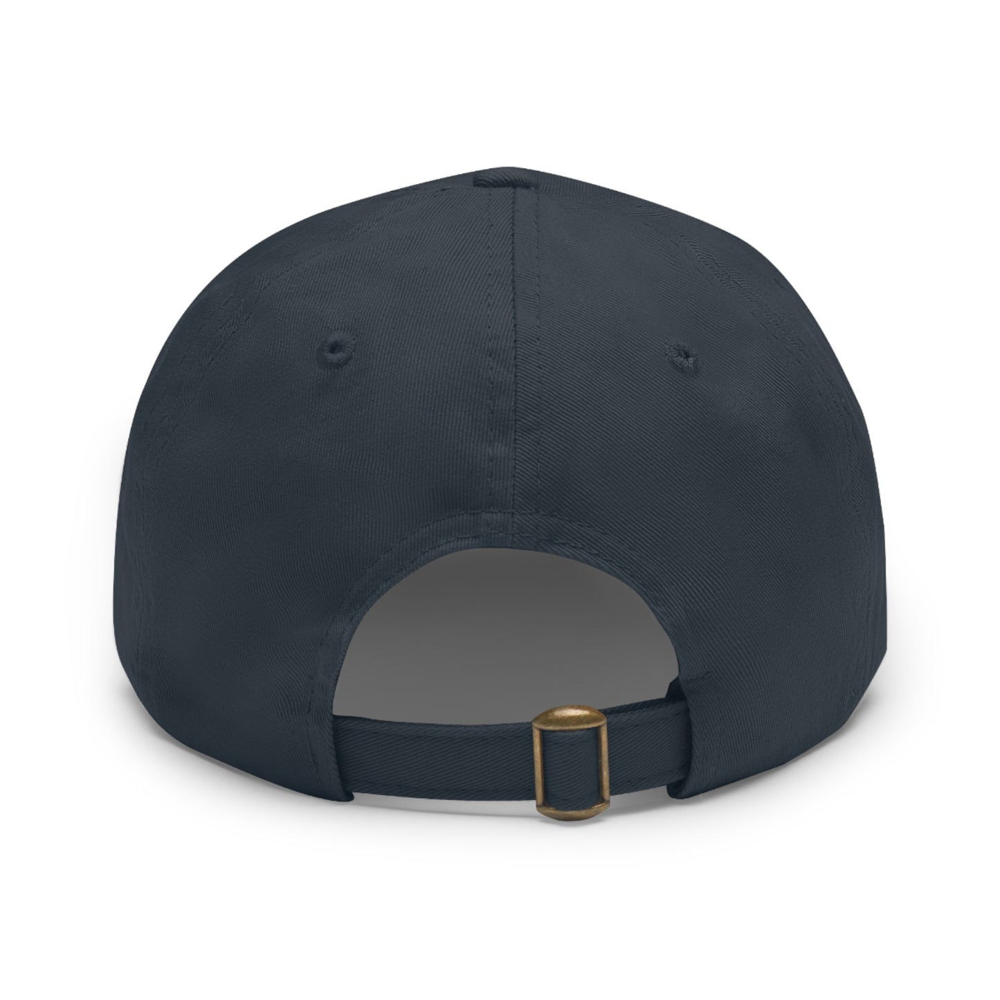 Hammer & Rattle Leather Patch Dad Hat Navy Black Patch Hats