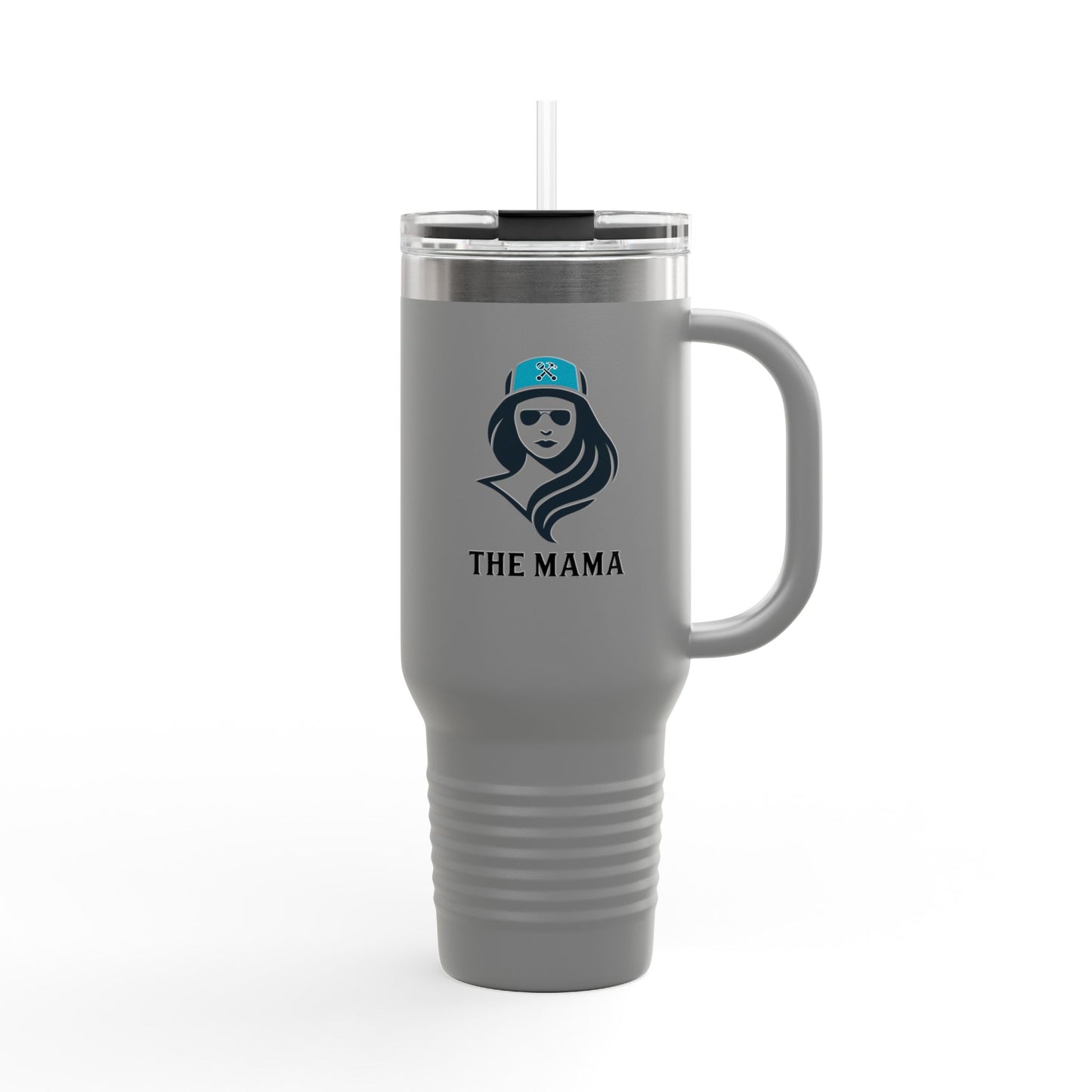 The Mama Insulated Travel Mug, 40oz 40oz Dark Grey Mug