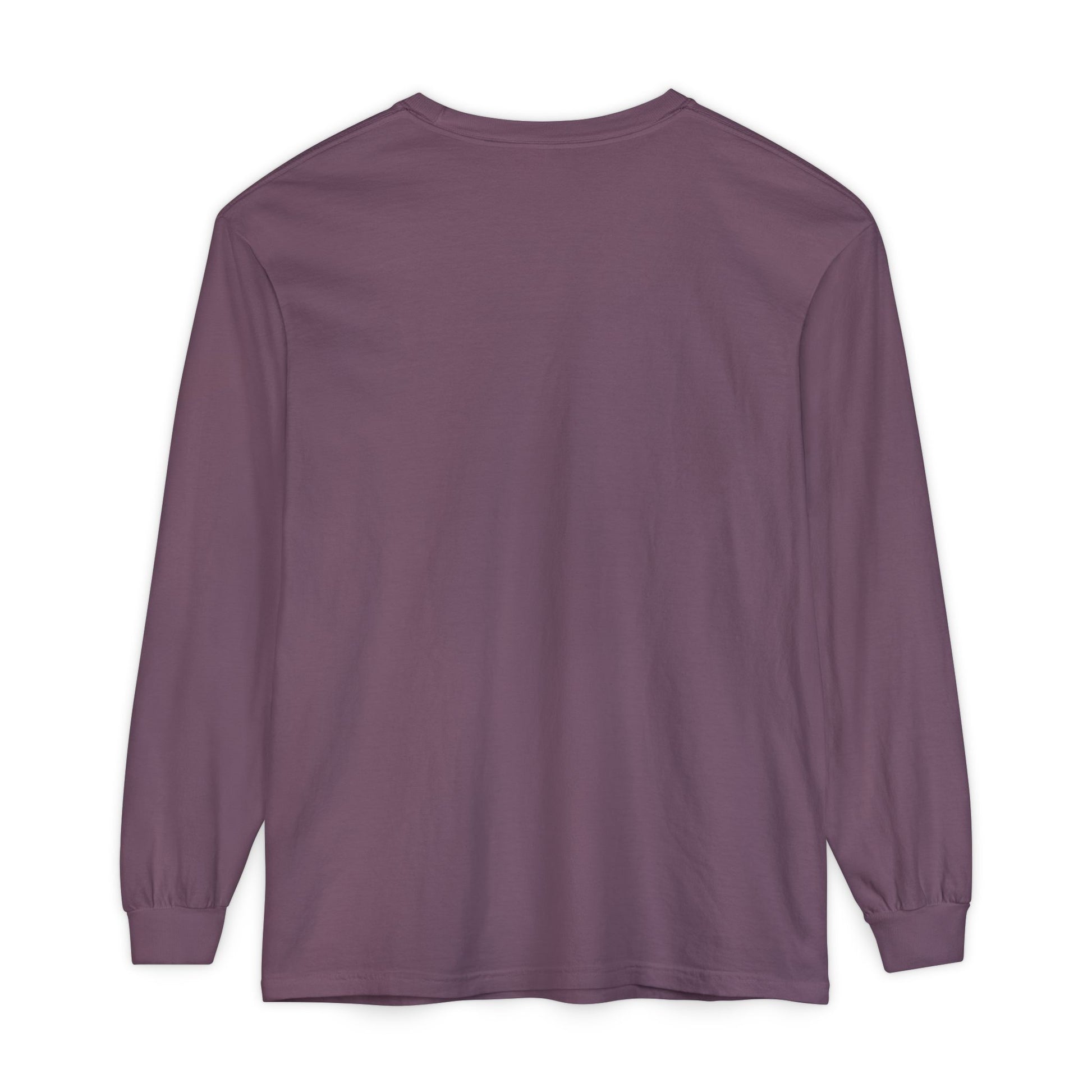 Classic Dad Garment-dyed Long Sleeve T-Shirt Berry Long-sleeve