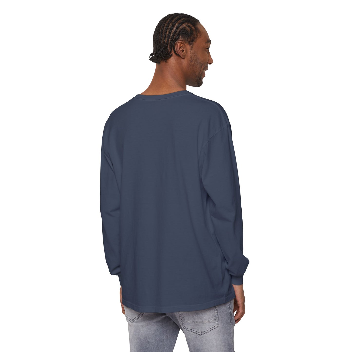 Classic Dad Garment-dyed Long Sleeve T-Shirt Midnight Long-sleeve