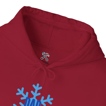 Cool Dad Snowed In Edition Hoodie Cardinal Red Hoodie