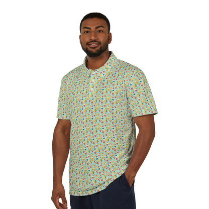 Drinks on Me Polo All Over Prints