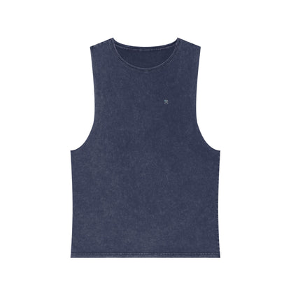 Hammer & Rattle Stonewash Tank Blue Stone Tank Top