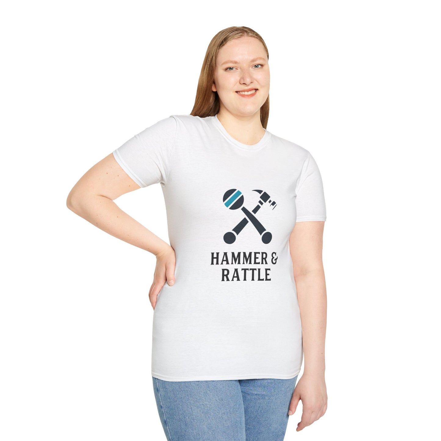 Hammer & Rattle Softstyle Tee White T-Shirt