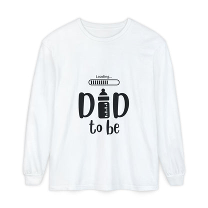 Dad Loading Long Sleeve Tee White Long-sleeve