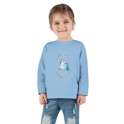 Baby Sister Coming Soon Toddler Long Sleeve Tee