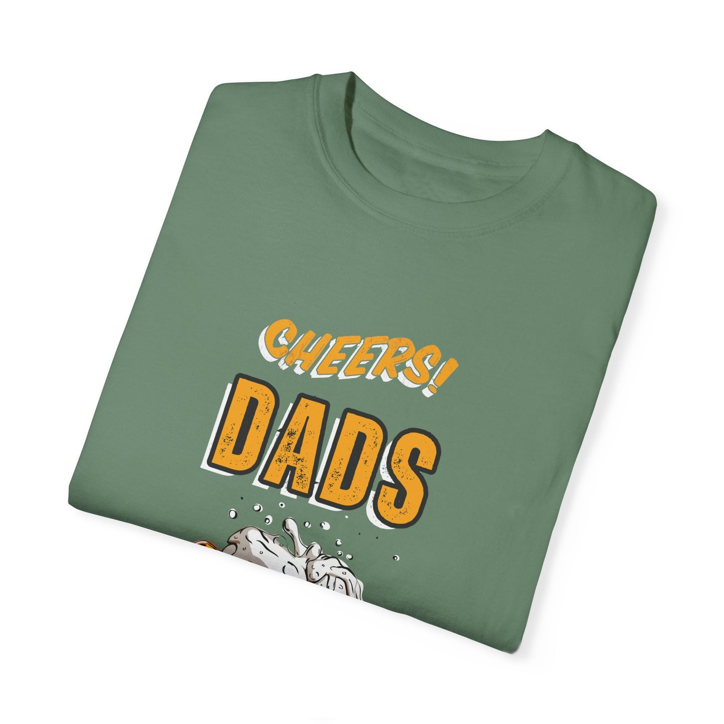 Cheers Dad Real Men Whose Genes Are Us Tee Light Green T-Shirt