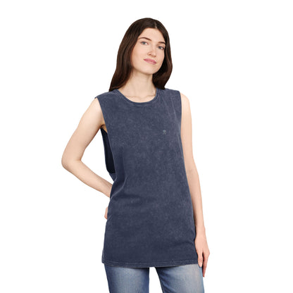 Hammer & Rattle Stonewash Tank Blue Stone Tank Top