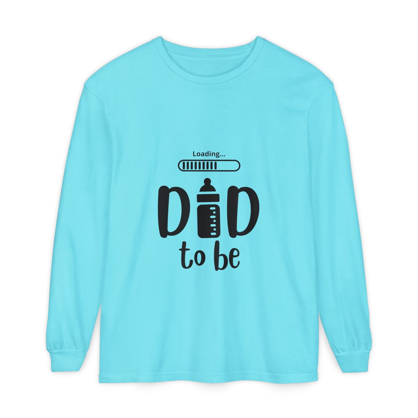 Dad Loading Long Sleeve Tee Lagoon Blue Long-sleeve