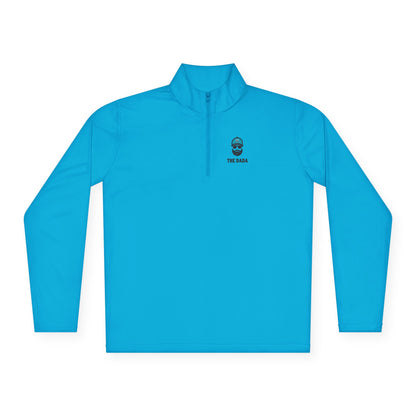 The Dada Quarter-Zip Pullover Atomic Blue Long-sleeve