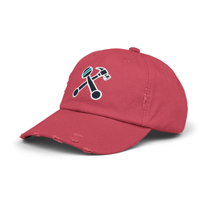 Hammer & Rattle Distressed Cap Dashing Red Hats