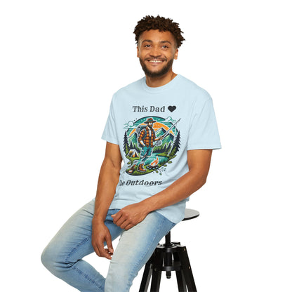 The Outdoors Dad Tee Chambray T-Shirt