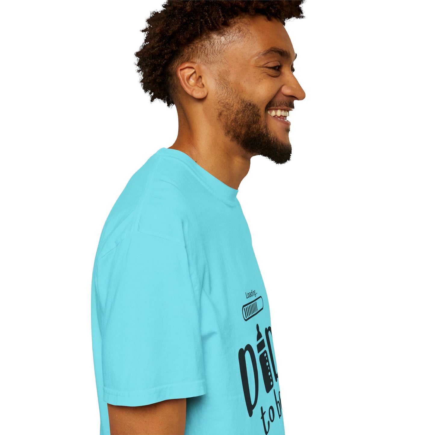 Dad Loading Tee Lagoon Blue T-Shirt