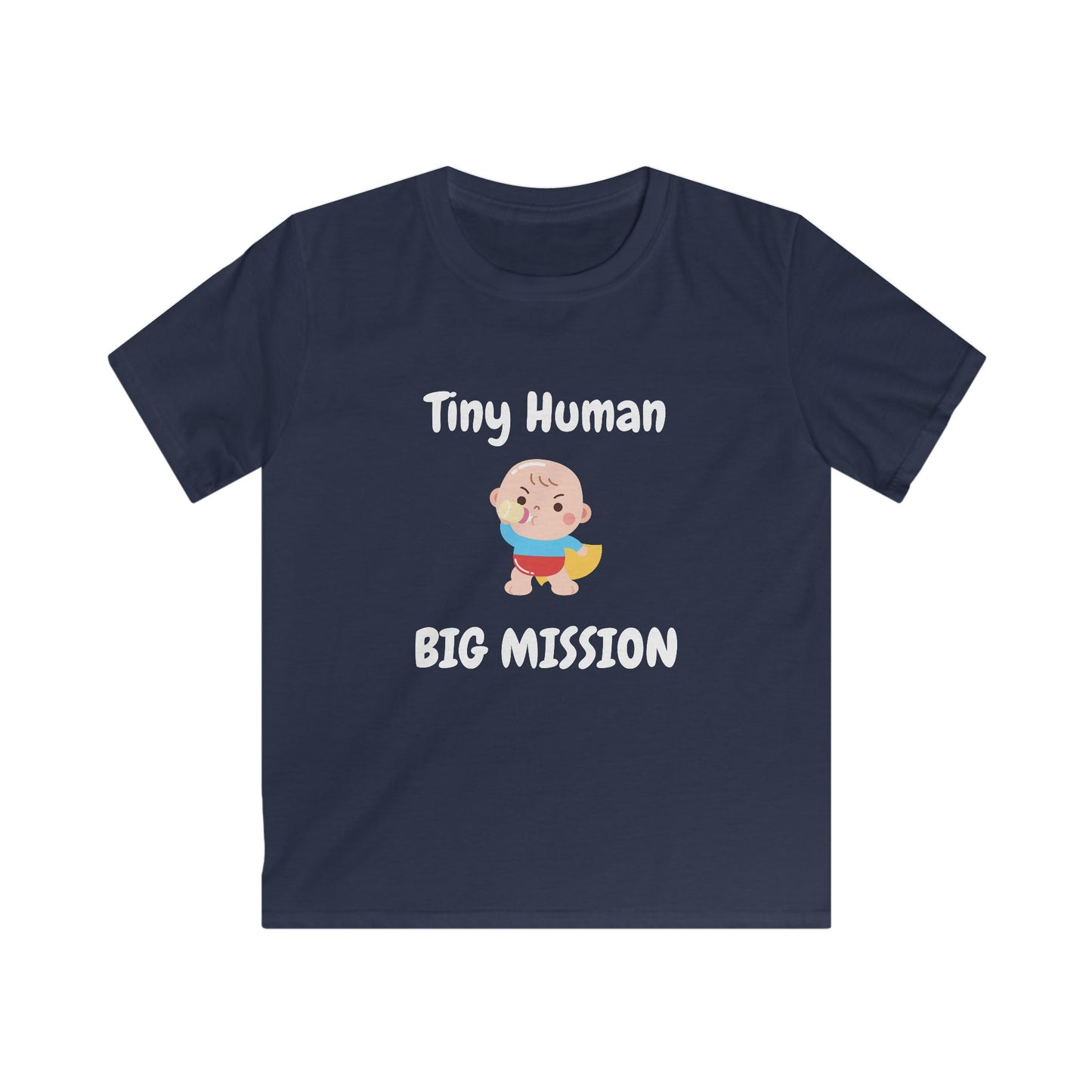 Tiny Human Big Mission Youth Tee