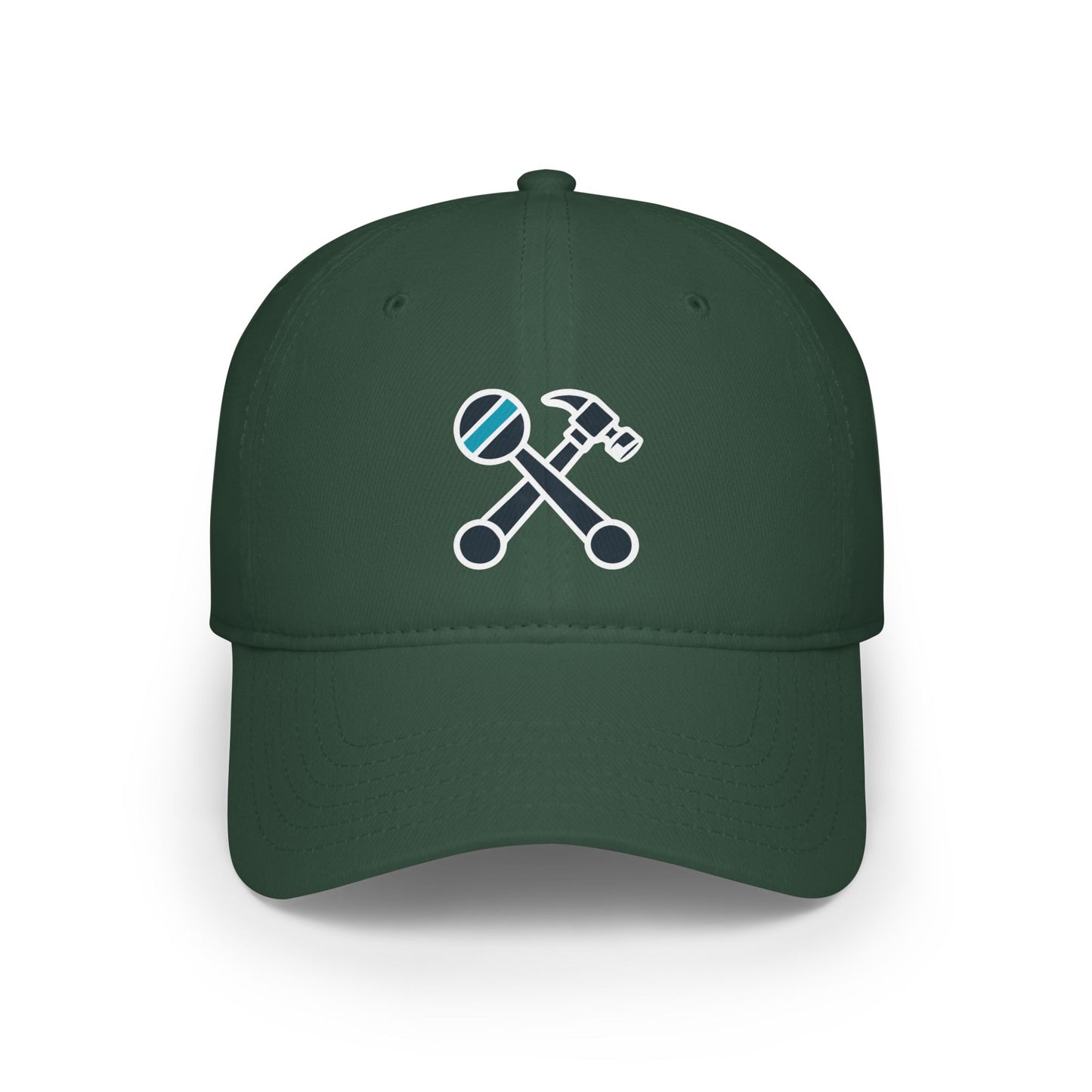 Hammer & Rattle Iconic Baseball Cap Dark Green Hats