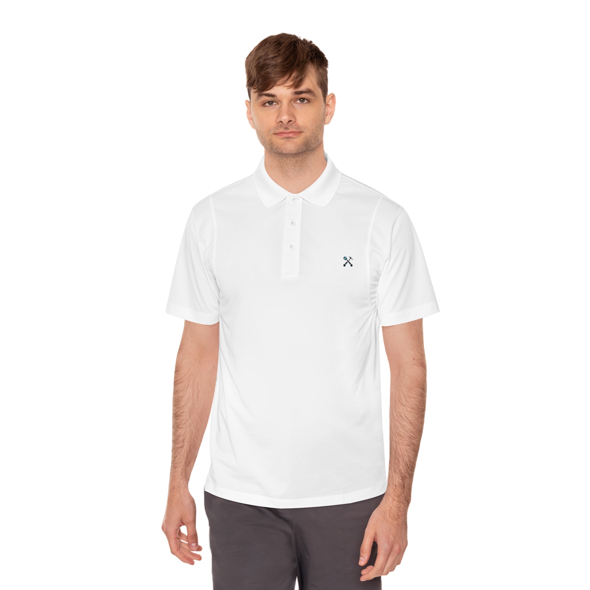 Hammer & Rattle Sport Polo White T-Shirt