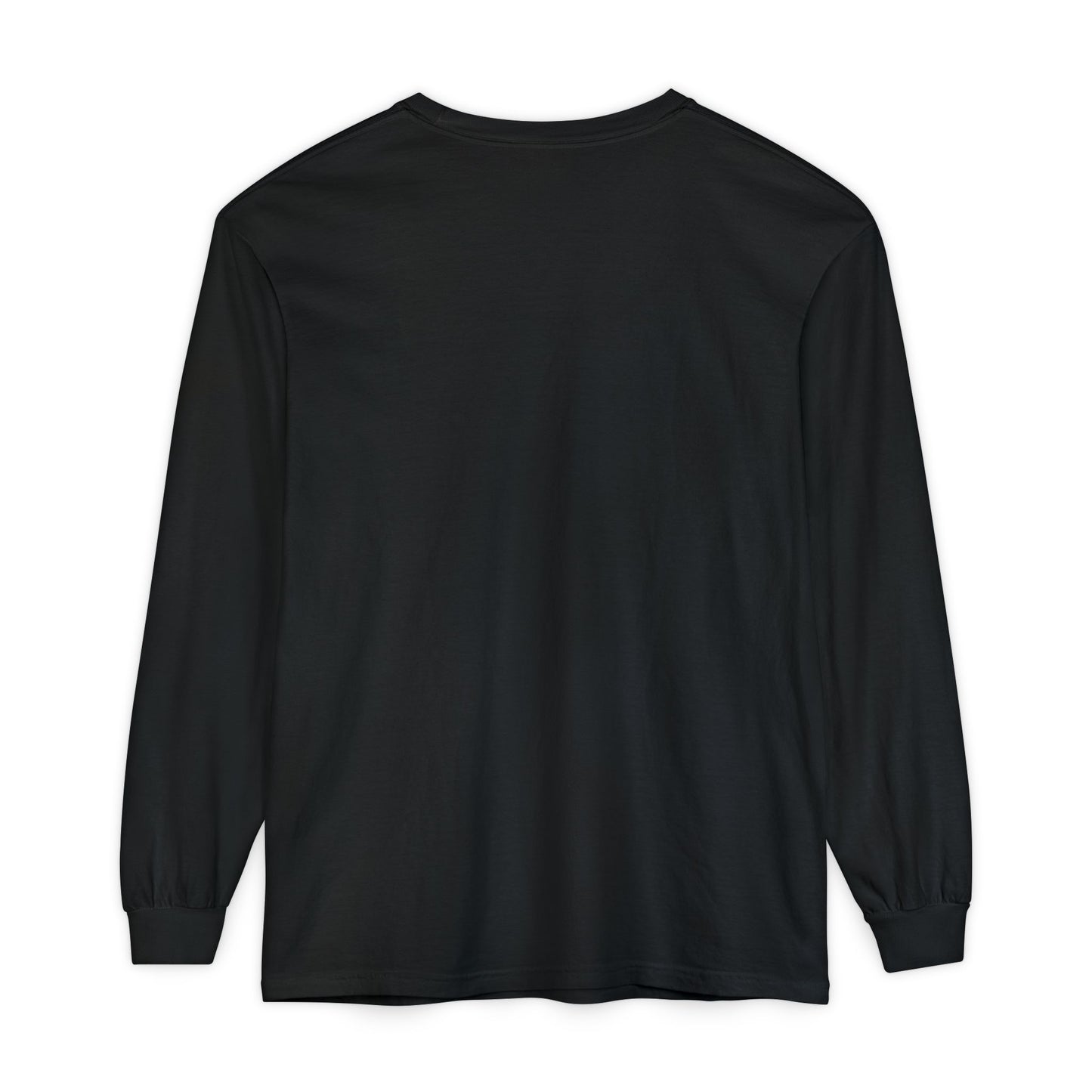 Classic Dad Garment-dyed Long Sleeve T-Shirt Black Long-sleeve