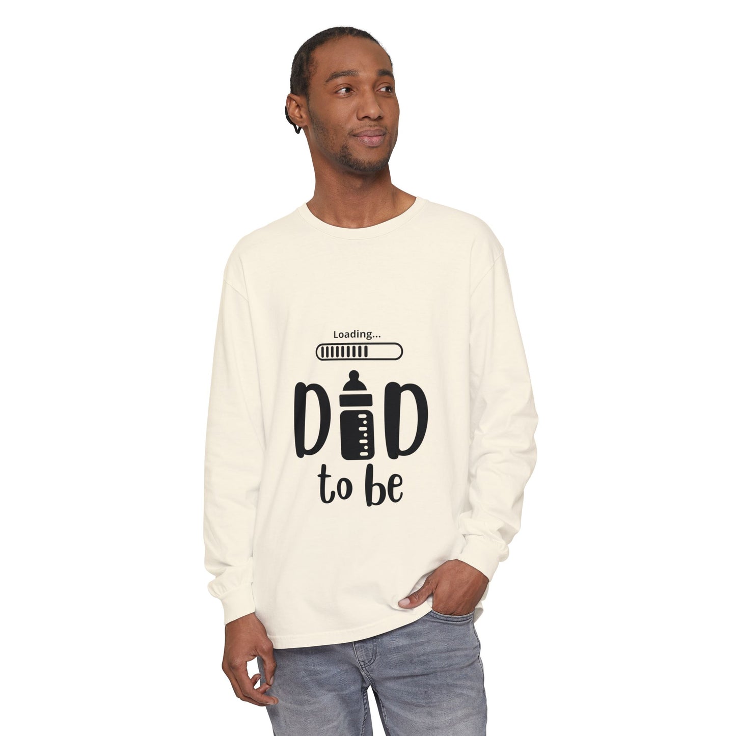 Dad Loading Long Sleeve Tee Flo Blue Long-sleeve