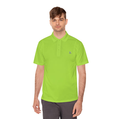 Hammer & Rattle Sport Polo Lime Shock T-Shirt