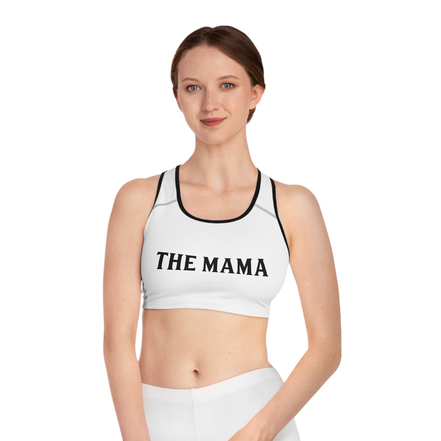 The Mama Banner Sports Bra 2XL All Over Prints