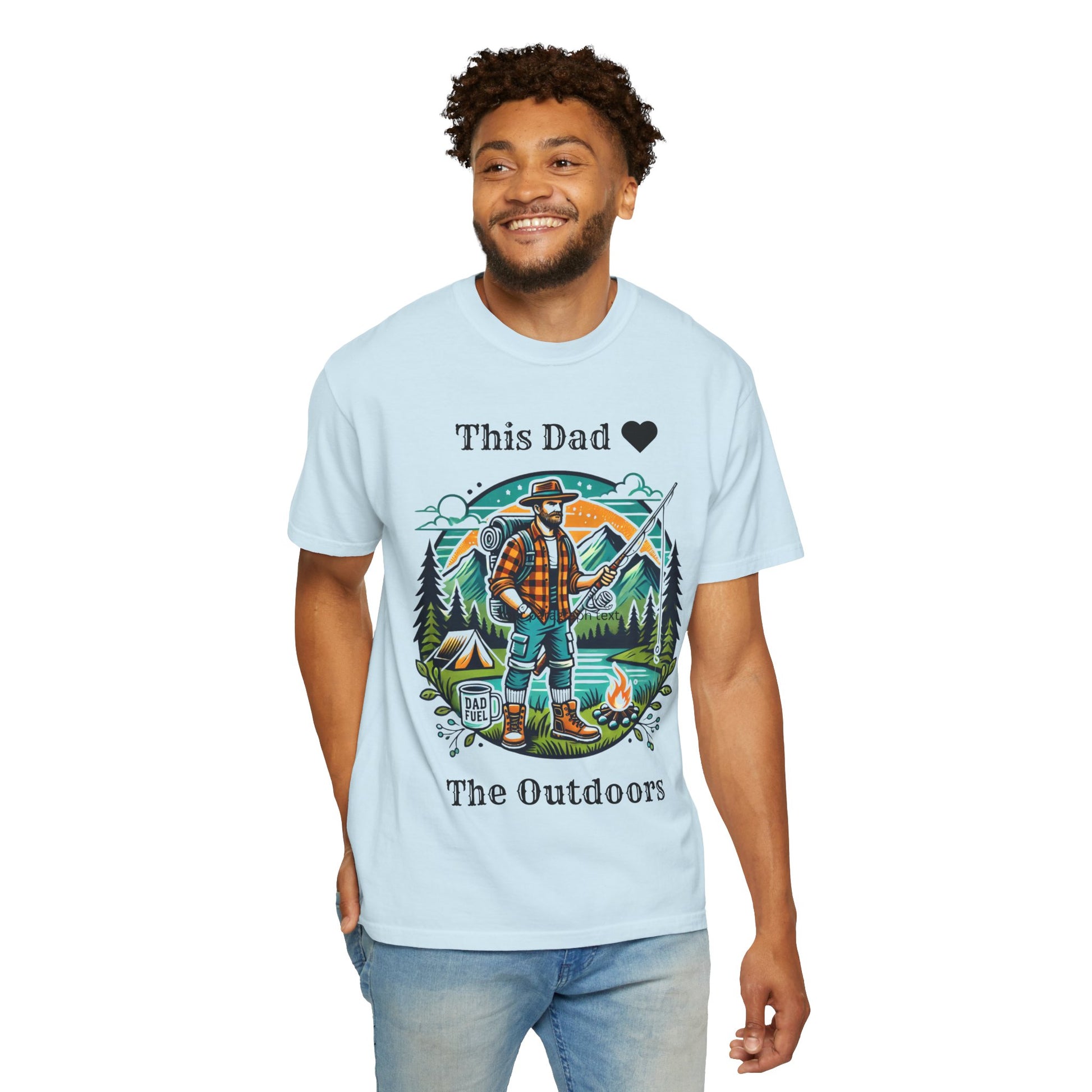 The Outdoors Dad Tee Chambray T-Shirt