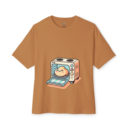 Maternity Bun In the Oven Boxy Tee Toast T-Shirt