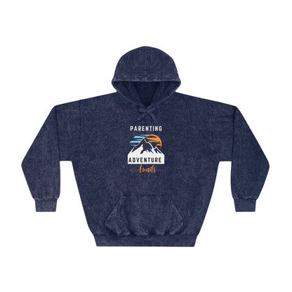 Parenting Awaits Mineral Wash Hoodie Mineral Navy Hoodie